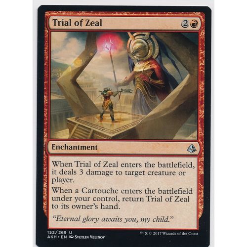 Magic the Gathering MTG Amonkhet 152/269 Trial of Zeal