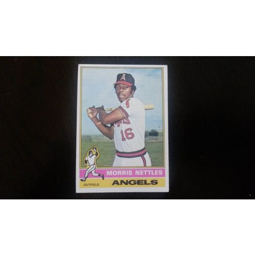 1976 Topps Card # 434 Morris Nettles Very Good (3) California Angels