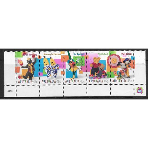 AUS 1999 (SE~TE SET) 'CHILDRENS TV - ' (5v) FINE USED (EBID60-637aXL)