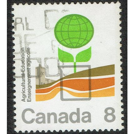 Canada 1974 Centenary Of Agricultural Education 8c Multicoloured SG782 GU