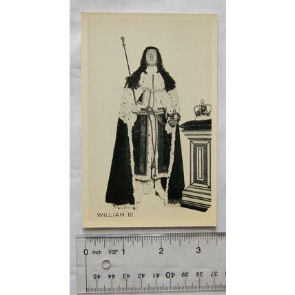 vintage Postcard Effigy of William III - Westminster Abbey