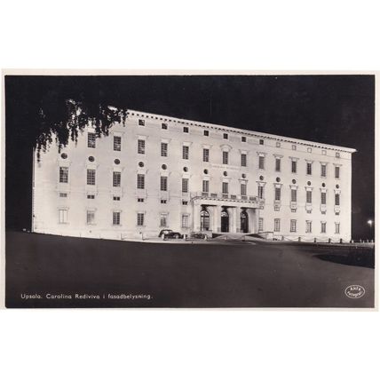 AK Upsala Carolina Rediviva Swedish Postcard