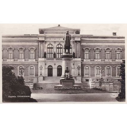 Uppsala Universitet Swedish Antique Sweden Postcard