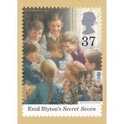 Enid Blyton Book East Dulwich London First Day Cover Postcard
