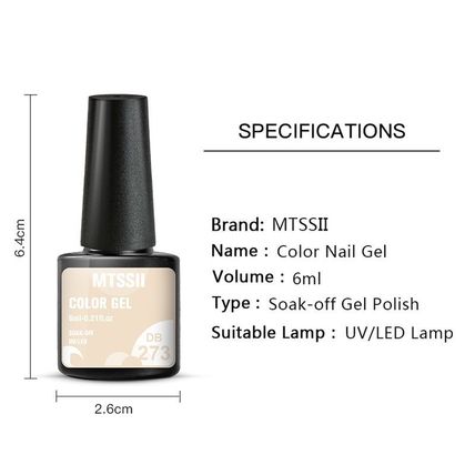 Mtssii 120/60/30/24 Colors Gel Nail Polish Set Semi Permanent Hybrid Gel Varnish