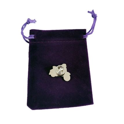Mod Scooter Enamelled Pin Badge Brooch Metal in velvet bag 2.5 cm x 2 cm BA67