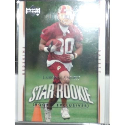 2007 Upper Deck LARON LANDRY (Commanders) STAR ROOKIE card #282