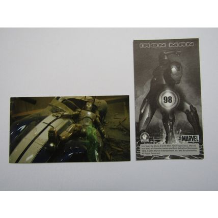 Marvel - Iron Man The Movie 2008 - Preziosi Sticker Drop-down Choice (e18)