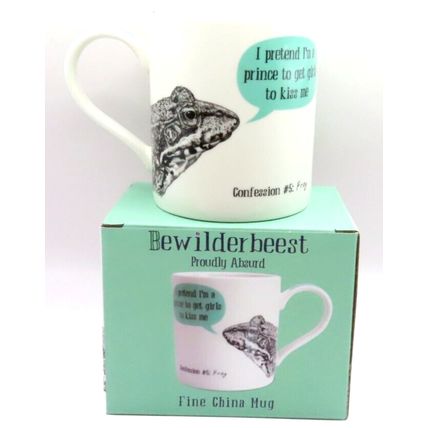 I Pretend I'm a Prince to get girls to kiss me Mug Confessions of a Frog 9.5 CM
