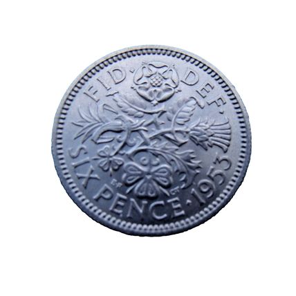 1953 UK Eliz II Sixpence BU Condition Coronation year