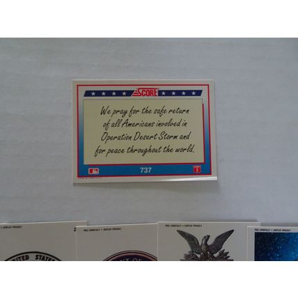 Desert Storm Trading Cards - Complete Set Series 1 - 88 Cards 1991 Topps