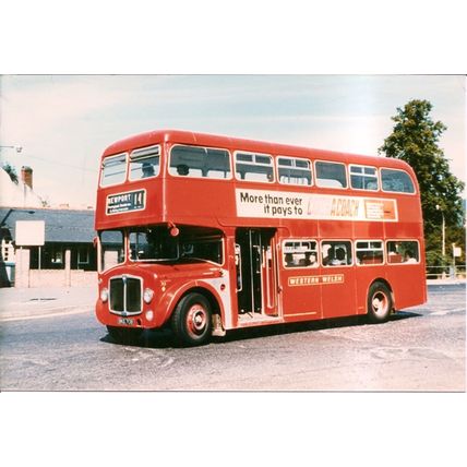 Colour Photograph of Western Welsh Omnibus Co. Ltd. - BKG 713B