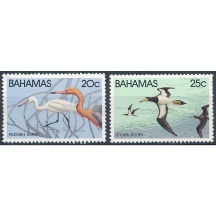 Wildlife, Birds: 20c & 25c - Bahamas 1981 - MNH - SG 590/1