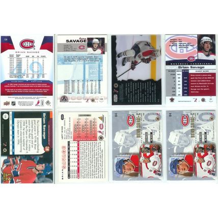 Brian Savage 8x card lot