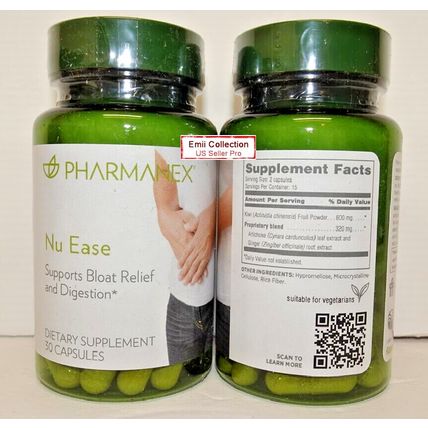 Nu Skin Nuskin Pharmanex Nu Ease Supports Bloat Relief and Digestion Sealed