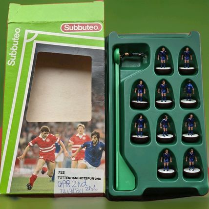 Subbuteo lw team ref 753 TOTTENHAM HOTSPUR 2ND COMPLETE SET