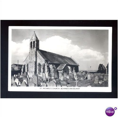 Cumberland BOWNESS-ON-SOLWAY Church Postcard