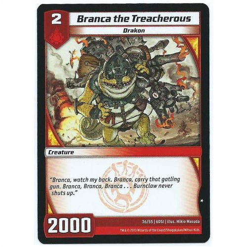 Kaijudo - DragonStrike Infernus - 36/55 - Branca the Treacherous