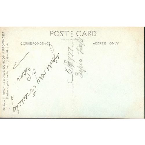 Vintage Crown Studio's London, Portrait Postcard - 'Sofia'