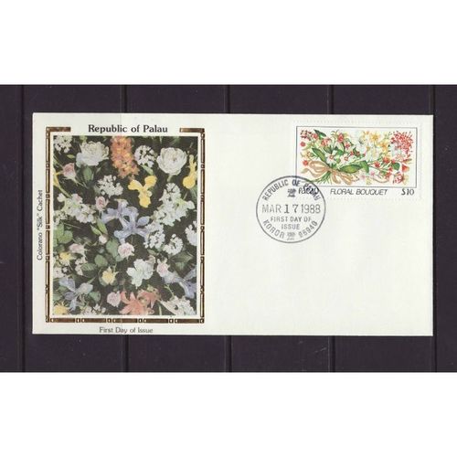 Palau 1987 FDC Flowers (B-014)