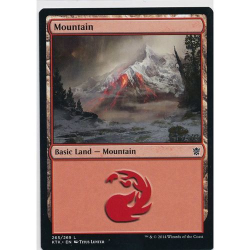 Magic the Gathering MTG Khans of Tarkir 265/269 Mountain