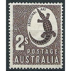 Australia 1948 SG224 2/- Chocolate Mounted Mint .. ..