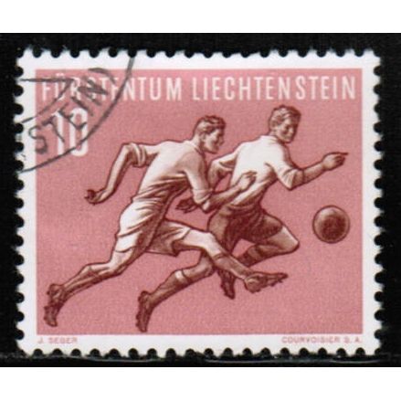 1954 Liechtenstein - Sports / football (soccer) 10r - Sc# 277 used