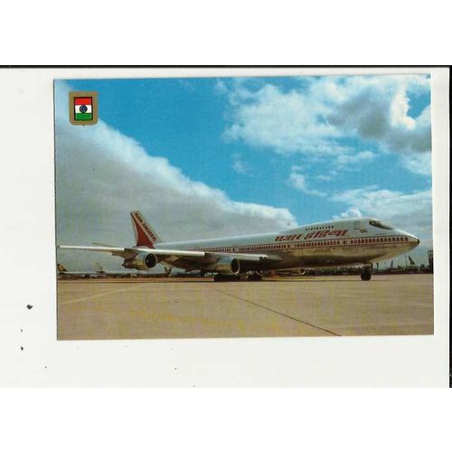Aviation AIR INDIA BOEING 747 Postcard by Fisa (17)