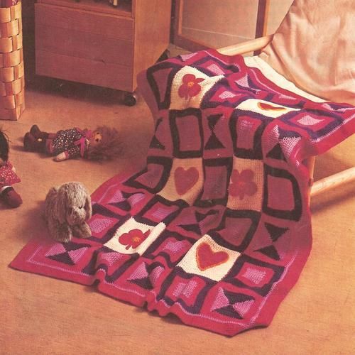 Crochet Afghan Pattern Child's Play (1)