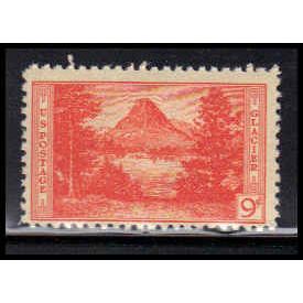 748 9c Glacier National Park Barely Clears MNH Z1574