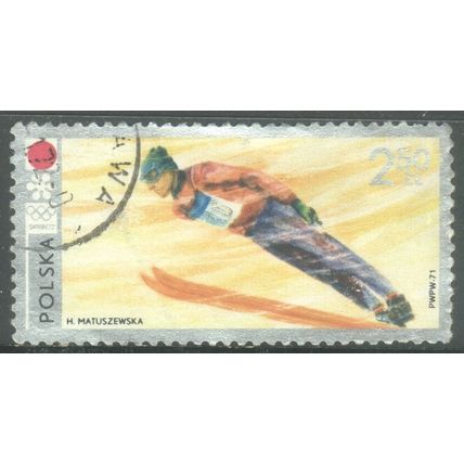 Poland 1972 - 2.50zt multi - Winter Olympic Games - Sapporo, Japan - used