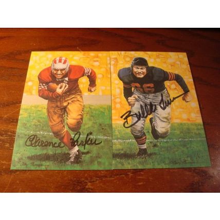 1990-1991, Goal Line Art Cards, 4X6, 14-AUTOGRAPHED Cards, All #'d 4962/5000