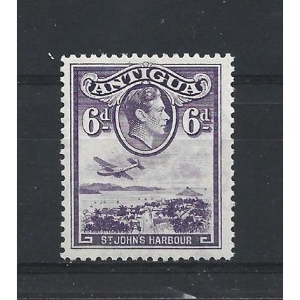 Antigua.SG104 6d St. John's Harbour.Mounted Mint.Oct24