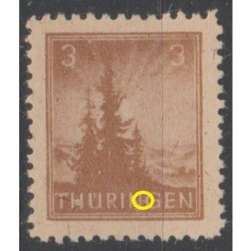 Mi: 92AY (III) MNH 1945 Cat € 27