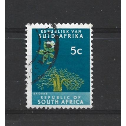 SouthAfrica.SG204 5c Baobab Tree.Variety Unchecked.Fine Used.Aug25c
