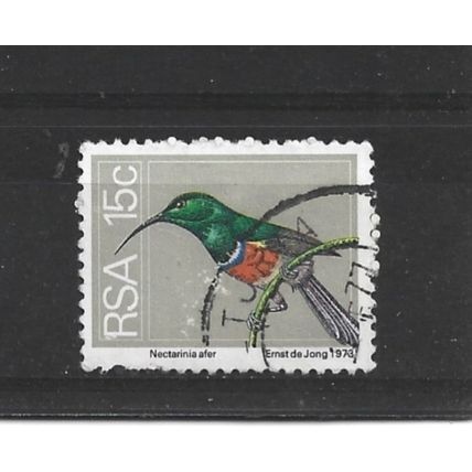 SouthAfrica.SG358 15c Greater Double-collared Sunbird.Fine Used.Sep25f