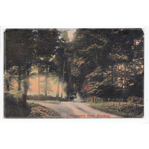 Littlehampton Road Worthing West Sussex Walter Bros Postcard