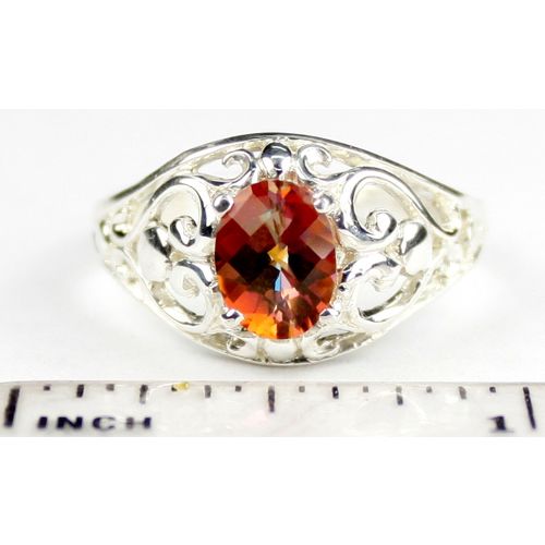 Twilight Fire Topaz, 925 Sterling Silver Ring, SR111