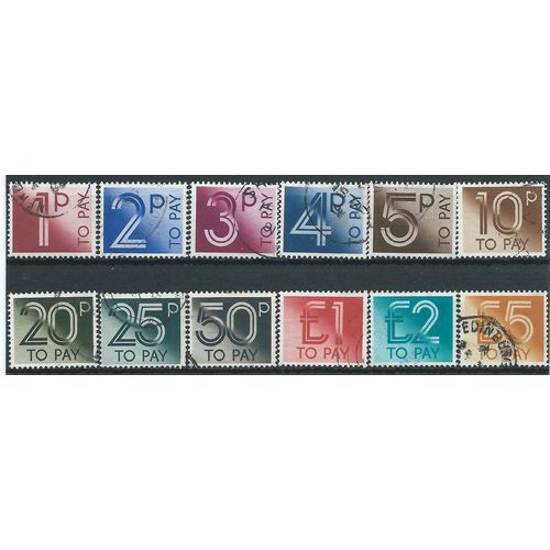 1982 Postage Due Set D90-D101 Fine/Very Fine Used ..