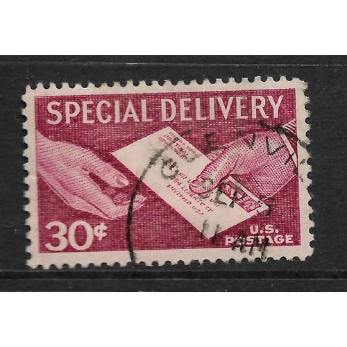 USA 1954 SPECIAL DELIVERY 30c LAKE SG E1067 FINE USED#2