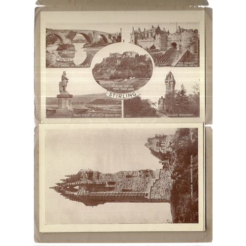 STIRLING, SCOTLAND antique letter card, by Valentine. unused 6 views =