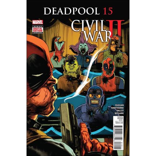 Deadpool (2016) #15 Marvel CIVIL WAR II Merc$ for Money