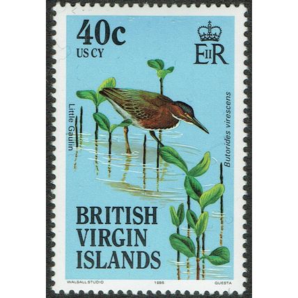 Virgin Islands 1985 Birds of the Islands 40c Multicoloured SG572 UM