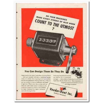 Veeder-Root Inc 1945 vintage industrial catalog counting devices
