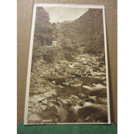 ABERGLASLYN PASS, SNOWDONIA. unused vintage postcard. =