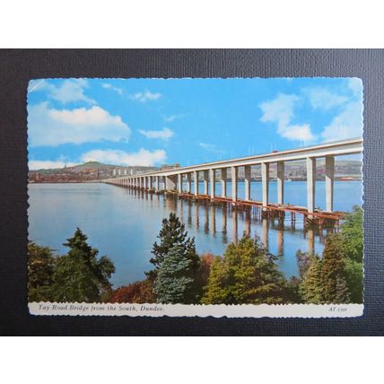 Tay Road Bridge from the South, Dundee, Angus Postcard