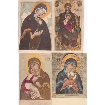 Prieure Des Moines D'Amay Meuse 4x Notre Dame French Postcard s