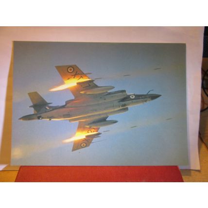 BRITISH AEROSPACE BUCCANEER unused postcard 'After the Battle' #