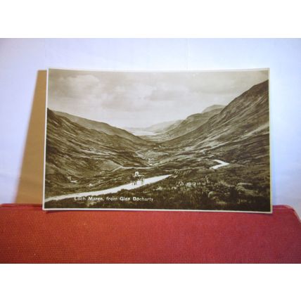 LOCH MAREE from GLEN DOCHARTY, SCOTLAND unused vintage postcard RP #