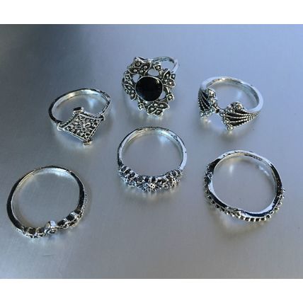 Knuckle Rings, Toe Rings Grab Bag of 6 #435 USA Seller